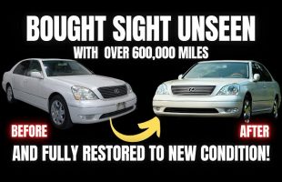 We Spent Over 350 Hours Restoring a Lexus with Over 600,000 Miles to Like New Condition!