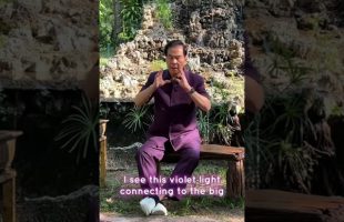 How does Taoist Master Mantak Chia do Energy transmission to his students online and on-site?