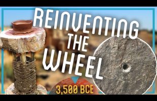 Pottery Making Using the VERY FIRST Wheel