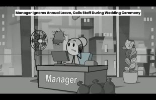 Manager Ignores Annual Leave, Calls Staff During Wedding Ceremony