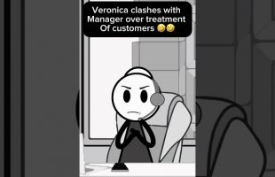 Veronica vs manager 🤣 #fypage #funny #workplacememes #funnyanimation #animation #workermemes #fduet