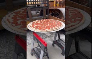Cooking A Pizza On The Jobsite
