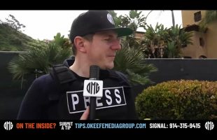 O’Keefe Assaulted by Eagles Point Security, Child Identities Kept Secret in Converted Ramada Hotel.
