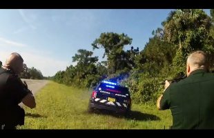 Man Steals TWO Cop Cars During Insane High Speed Chase