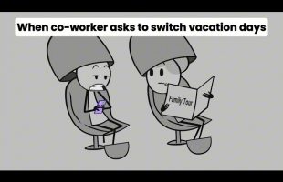 When co-worker asks to switch vacation days
