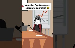 Veronika: One Woman vs  Corporate Confusion #corporate #animation #gplus #skits