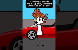 The manager came to Pick me up at my apartment while I was on sick leave 😔