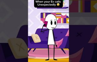 When your ex calls unexpectedly #fypage #funny #funnyanimation #animation #relatable #explorepage