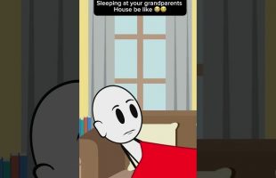 Sleeping at your grandparents house be like 🤣 #fypage #duet #funnyanimation #funny #funnyvideo