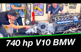 740hp MONSTER Dinan BMW V10 removal from Daytona Prototype