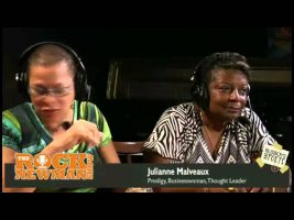 Dr. Julianne Malveaux and Cora Masters Barry with Rock Newman