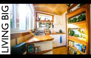 Firefighter’s Earthship Inspired Off-Grid Urban Tiny House