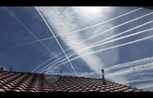 Film Footage Captures Completely Insane Climate Engineering Operations Over Las Vegas, Nevada