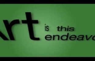 Terence McKenna – Art [Kinetic Typography]
