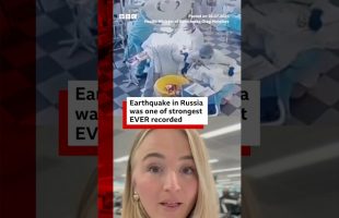 Earthquake in Russia was one of strongest ever recorded. #Russia #Earthquake #BBCNews