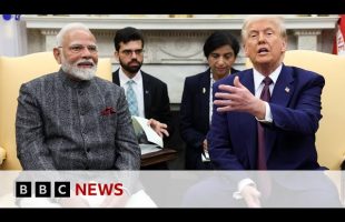 Donald Trump to hit India with 25% tariffs | BBC News