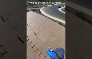 There’s Cy… on the roof… again… #america #construction