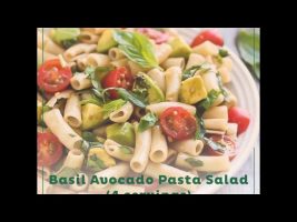 Basil Avocado Pasta Salad