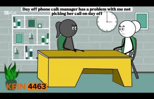 The manager has a problem with me not picking her call on day off| AC: ​⁠@emfandango