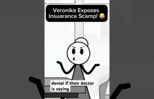 Veronica exposes insurance scamp !😂@Therealveronika  #funny #workplacememes #fypage #animation