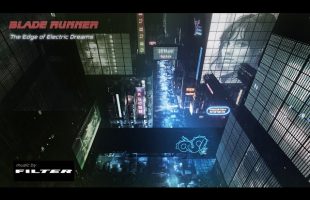 Blade Runner | THE EDGE OF ELECTRIC DREAMS | Audio & Visual AMBIENCE  – 8 Hours