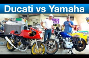 Ducati vs Yamaha builds before the test ride