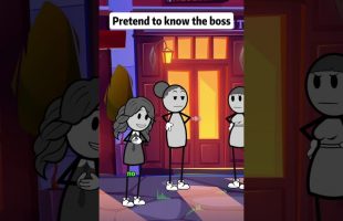 Pretend to know the boss #animations #manager #foryou