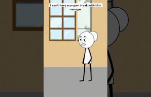 I can’t have a proper break with this manager| AC: @emfandango| #shorts #short