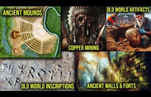 Ancient America / Egyptian Artifact, Ancient Mounds, Copper Mining, Inscriptions, Stone Walls, Forts