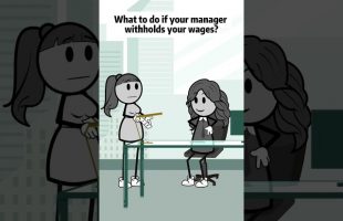 What to do if your manager withholds your wages? #animations #manager