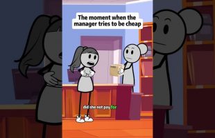 The moment when the manager tries to be cheap #animations #usa