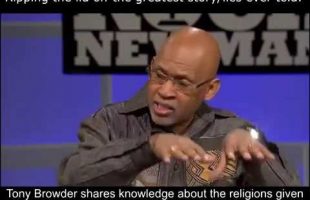 Tony Browder ripping the lid off Religion