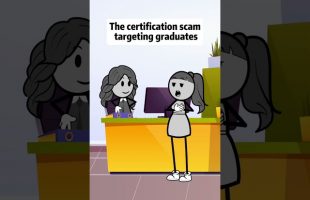 The certification scam targeting graduates #animations #manager #foryou
