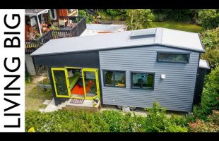 Modern Meets Rustic Design In Dream Tiny House