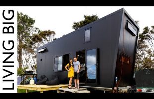Epic Modern All Black Tiny House