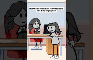 Health limitations have restricted me to part-time employment #animations #manager #dailywork