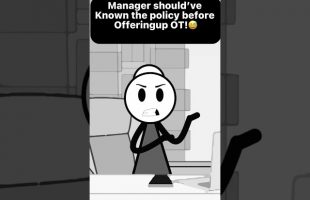 Manager should have known the policy😅 @Therealveronika #fypage #animation #workplacememes #memes