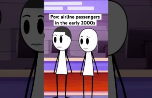 Pov: Airline passengers in the early 2000s #fypage #animation #workplacememes @emfandango