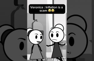 Veronica : inflation is a scam 😂 #fypage #animation #workplacememes #beingmarried #funny #workmemes