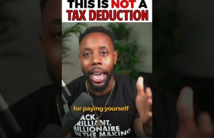 What You’re Paying Yourself is NOT a Tax Deduction! #shorts