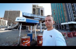 Walking Streets of Beirut, Lebanon (destroyed city)