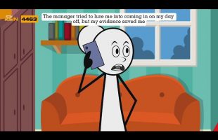The manager tried to lure me into coming in on my day off| AC: @heavenlee971