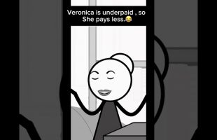 Veronica is underpaid so she pays less 😂 @Therealveronika