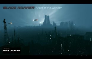 Blade Runner | FLIGHT OF THE SPINNER | Music & Visual AMBIENCE for Work, Study & Relaxing – 8 Hours