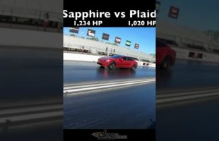Plaid gets dragged by Lucid Sapphire #ev #tesla #lucid
