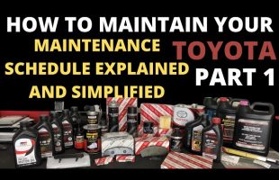 How to maintain your Toyota Part 1 : Engine oil and Filters
