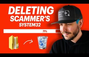 Destroying SYSTEM32 on a Scammer’s Computer
