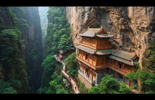 Hidden Places Hanging in the Sky | China’s Most Breathtaking Cliffside Wonders Places to Visit