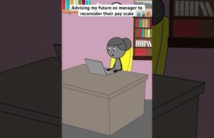 Advising my future ex manager to reconsider their pay scale| #shorts #short