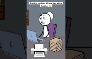 Training modules without but with a deadline 🙃| #shorts #short